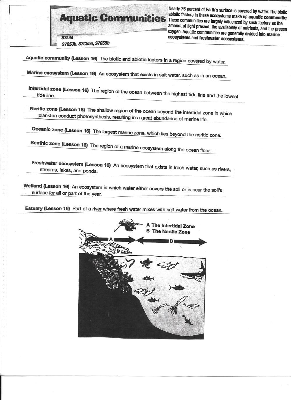 Aquatic Communities